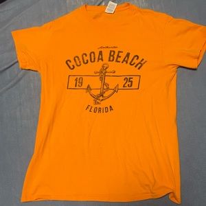 Orange Cocoa Beach classic tee